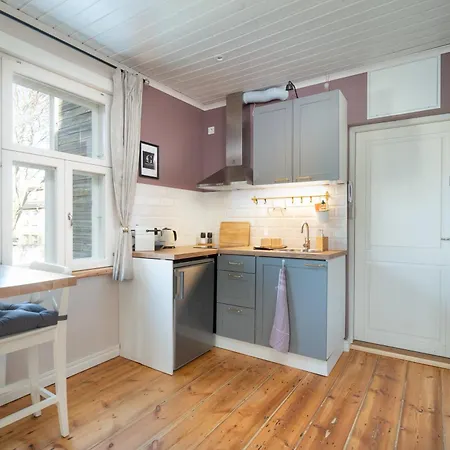 Garden Next To Telliskivi & Old Town Tallinn